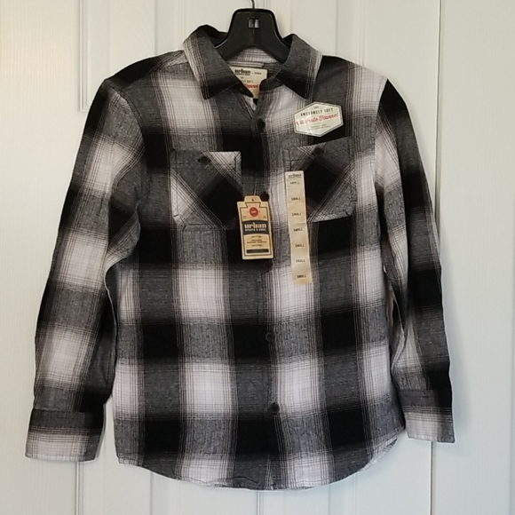 urban pipeline Other - Ultimate Flannel- black/white